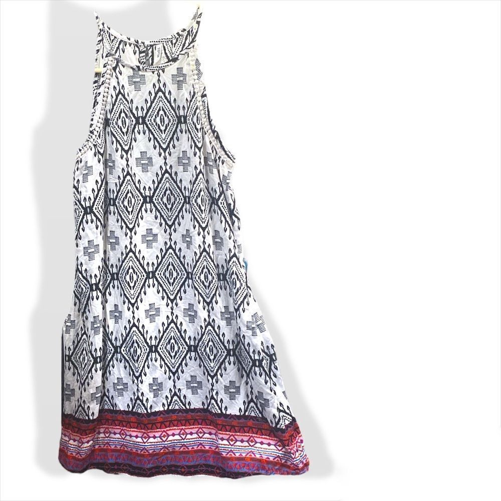 Mudd Boho Halter Swing Dress